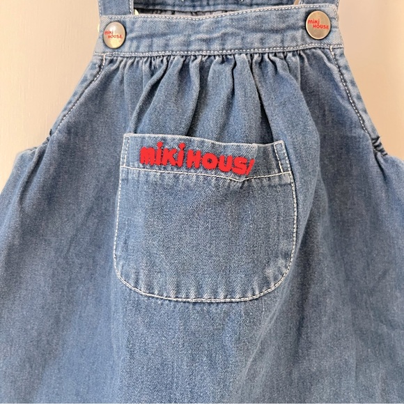 Toddler Miki House Denim Jumper Dress w/Adjustable Straps - Picture 8 of 12